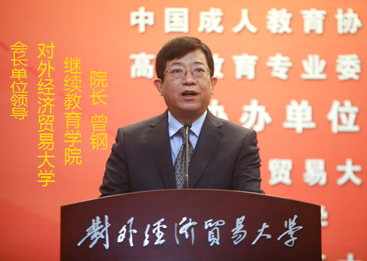 对外经济贸易大学继续教育学院院长曾钢